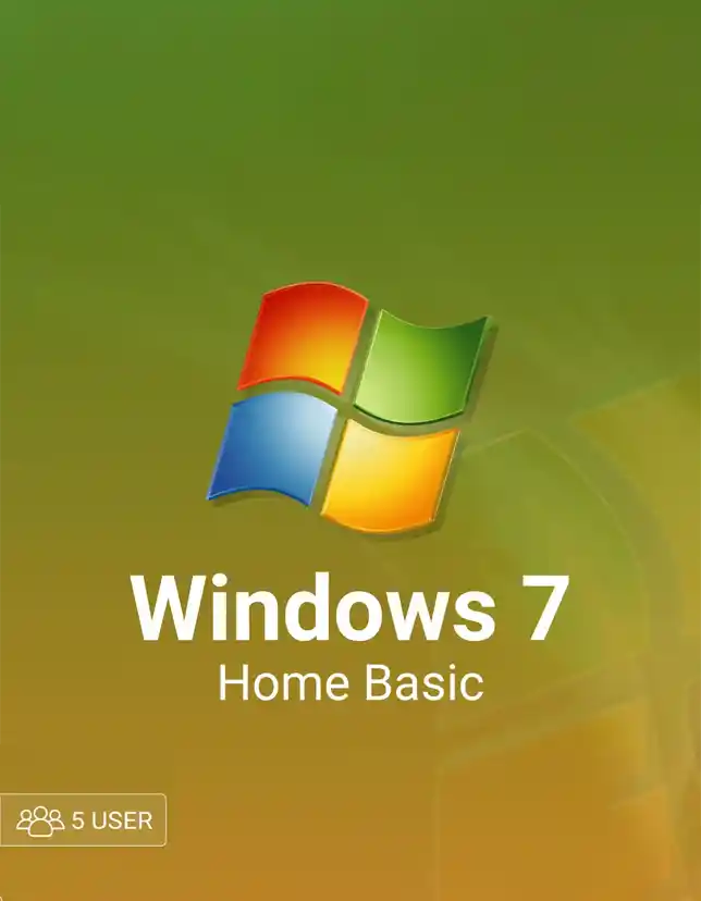 Windows 7 home basic 5 user